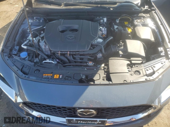 2025 Mazda 3 S Carbon Edition with VIN JM1BPBCM0S1757508, listed as a Copart auction lot 44410305 with 358 mi miles and Salvage Title. Bid and sale history available at DreamBid. Image 11.