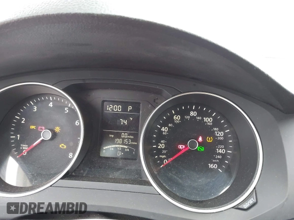 2015 Volkswagen Jetta Sedan 2.0L S with VIN 3VW2K7AJ5FM236391, listed as a IAAI auction lot 42125775 with 198,153 mi miles. Bid and sale history available at carsss.com. Image 7.