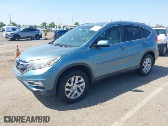 2015 Honda CR-V EX-L with VIN 2HKRM4H77FH632137, listed as a IAAI auction lot 42158111 with 172,531 mi miles. Bid and sale history available at carsss.com. Image 2.