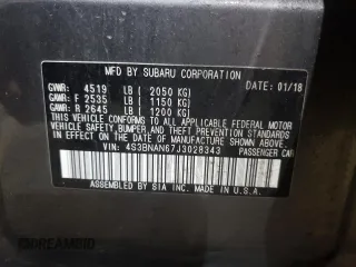 2018 Subaru Legacy Limited with VIN 4S3BNAN67J3028343, listed as a Copart auction lot 40366263 with 26,041 mi miles. Bid and sale history available at carsss.com. Image 13.