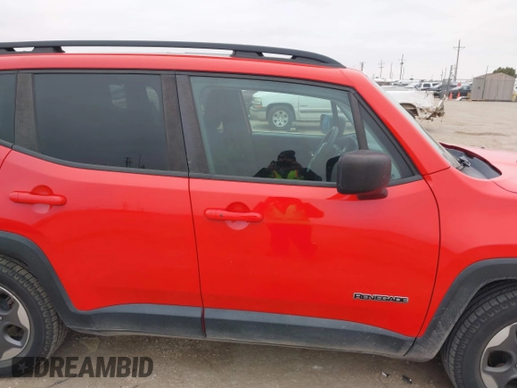 2017 Jeep Renegade Sport with VIN ZACCJAAB7HPE81676, listed as a IAAI auction lot 41546941 with 113,967 mi miles and . Bid and sale history available at DreamBid. Image 13.