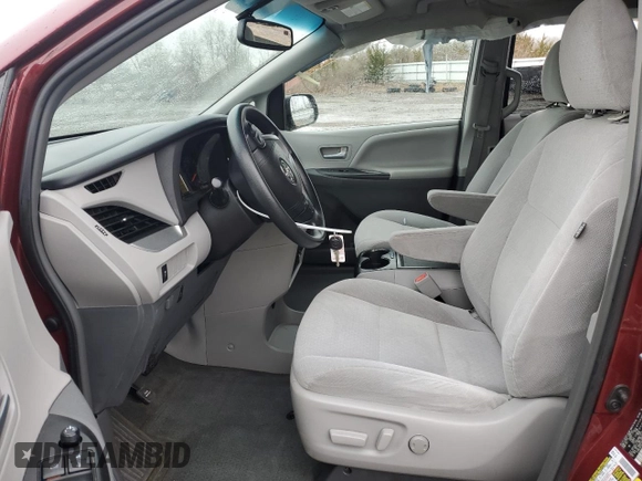 2015 Toyota Sienna LE AAS with VIN 5TDKK3DCXFS537375, listed as a Copart auction lot 51580235 with 77,389 mi miles and Salvage Title. Bid and sale history available at carsss.com. Image 7.