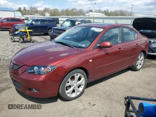 2009 Mazda Mazda3 i Touring Value with VIN JM1BK32G991189995, listed as a Copart auction lot 52284335 with 206,389 mi miles and Salvage Title. Bid and sale history available at carsss.com. Image 1.