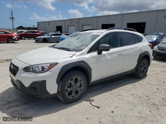 2023 Subaru Crosstrek Sport with VIN JF2GTHSC2PH250851, listed as a Copart auction lot 51711925 with 21,740 mi miles and Salvage Title. Bid and sale history available at carsss.com. Image 1.