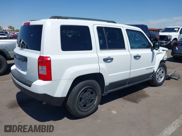 2014 Jeep Patriot Sport with VIN 1C4NJPBB1ED730204, listed as a IAAI auction lot 42498489 with 118,037 mi miles and . Bid and sale history available at DreamBid. Image 4.