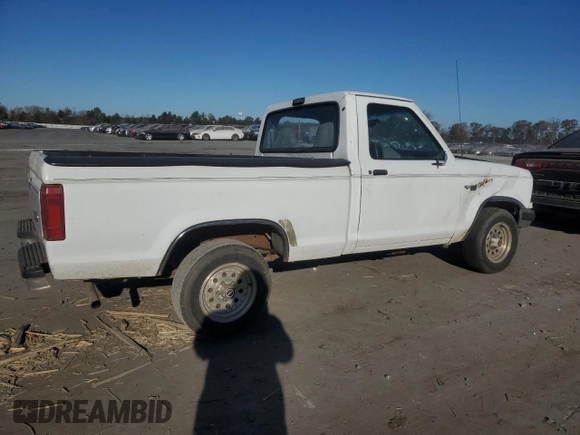 1992 Ford Ranger with VIN 1FTCR10A5NTA34829, listed as a Copart auction lot 80017304 with 77,947 mi miles and Salvage Title. Bid and sale history available at carsss.com. Image 3.