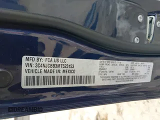 2021 Jeep Compass Altitude с VIN 3C4NJCBB3MT523153, выставлен на аукционе IAAI как лот 41394050 с пробегом 51 657 миль миль и . История ставок и продаж доступна на DreamBid. Изображение 9.