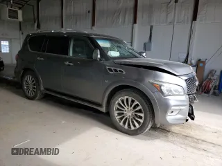 2017 Infiniti QX80 z VIN JN8AZ2NF1H9641401, wystawiony jako Copart lot #50969345 z przebiegiem 137 376 mil mil oraz Szkody całkowita. Historia ofert i sprzedaży dostępna na DreamBid. Obrazek 4.