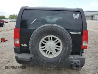 2006 Hummer H3 with VIN 5GTDN136468220074, listed as a Copart auction lot 55168725 with 175,119 mi miles and Salvage Title. Bid and sale history available at DreamBid. Image 6.