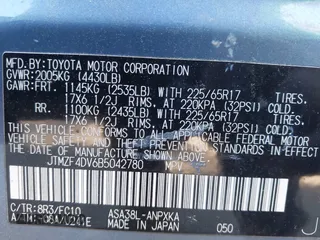 2011 Toyota RAV4 с VIN JTMZF4DV6B5042780, выставлен на аукционе IAAI как лот 42334262 с пробегом 208 441 миль миль и . История ставок и продаж доступна на DreamBid. Изображение 9.