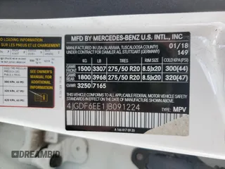 2018 Mercedes-Benz GLS with VIN 4JGDF6EE1JB091224, listed as a Copart auction lot 51284175 with 116,229 mi miles and Salvage Title. Bid and sale history available at carsss.com. Image 13.