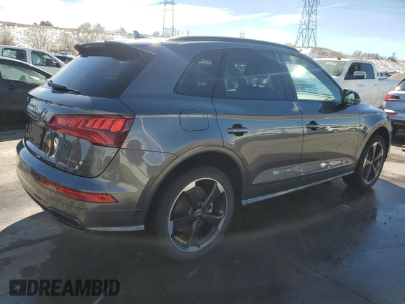 2019 Audi Q5 Prestige with VIN WA1FNAFY1K2021794, listed as a Copart auction lot 46272665 with 38,866 mi miles and Salvage Title. Bid and sale history available at carsss.com. Image 3.