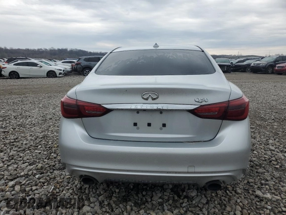 2020 Infiniti Q50 Luxe with VIN JN1EV7AP5LM206278, listed as a Copart auction lot 48174805 with 151,366 mi miles and Clean Title. Bid and sale history available at DreamBid. Image 6.