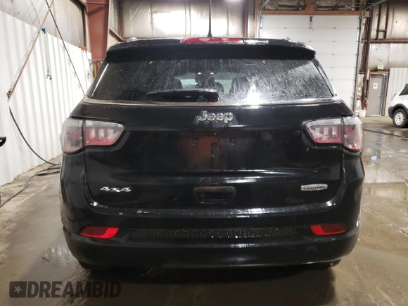 2022 Jeep Compass Altitude with VIN 3C4NJDBB3NT216606, listed as a Copart auction lot 47080645 with 44,825 mi miles and Salvage Title. Bid and sale history available at carsss.com. Image 6.
