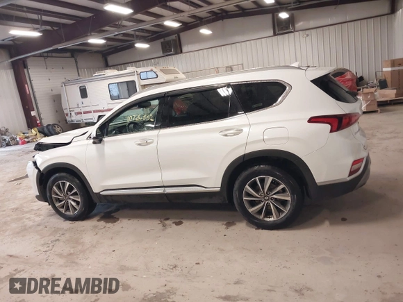 2019 Hyundai Santa Fe Limited with VIN 5NMS5CAD2KH021934, listed as a IAAI auction lot 40726332 with 52,994 mi miles. Bid and sale history available at carsss.com. Image 14.