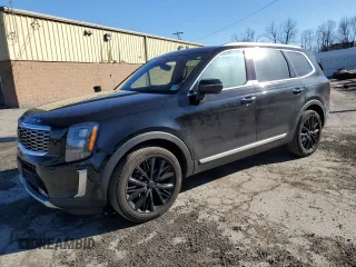 2021 Kia Telluride SX with VIN 5XYP54HC0MG151863, listed as a Copart auction lot 48544685 with 58,799 mi miles and Salvage Title. Bid and sale history available at carsss.com. Image 1.
