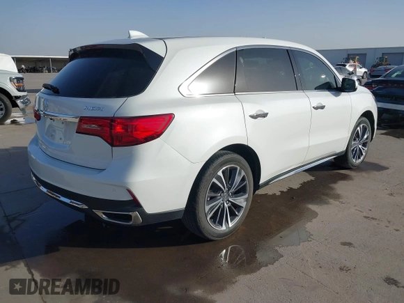 2020 Acura MDX w/Technology Pkg with VIN 5J8YD3H56LL008570, listed as a IAAI auction lot 41828165 with 14,770 mi miles. Bid and sale history available at carsss.com. Image 4.