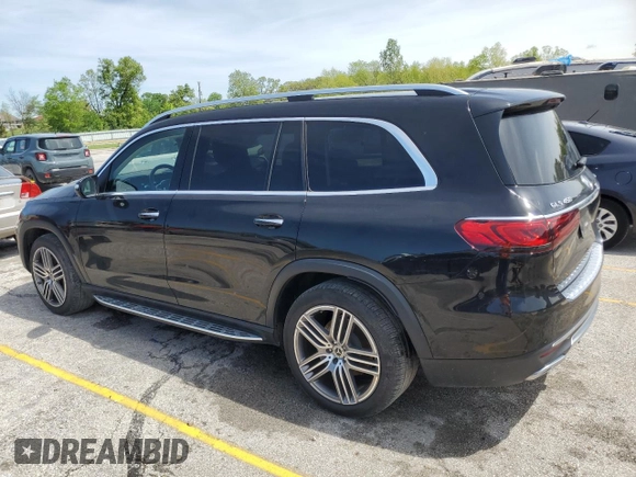 2021 Mercedes-Benz GLS 450 with VIN 4JGFF5KE0MA547652, listed as a Copart auction lot 52721464 with 58,712 mi miles and Salvage Title. Bid and sale history available at DreamBid. Image 2.