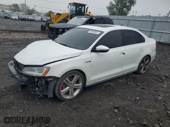2017 Volkswagen Jetta GLI with VIN 3VW4T7AJ6HM342390, listed as a Copart auction lot 60408825 with 124,050 mi miles and Salvage title. Bid and sale history available at DreamBid. Image 1.