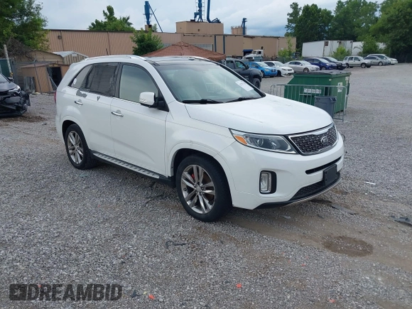 2014 Kia Sorento SX Limited with VIN 5XYKW4A79EG516529, listed as a IAAI auction lot 42787320 with 224,869 mi miles and . Bid and sale history available at DreamBid. Image 1.