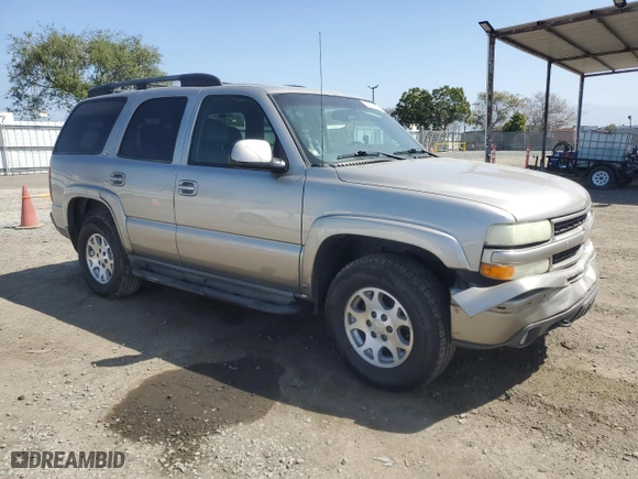 2003 Chevrolet Tahoe Z71 with VIN 1GNEK13T43R242096, listed as a Copart auction lot 50371775 with 0 mi miles and Salvage Title. Bid and sale history available at carsss.com. Image 4.