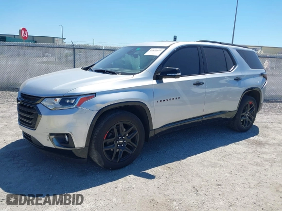 2020 Chevrolet Traverse Premier with VIN 1GNERKKW2LJ278087, listed as a IAAI auction lot 41891671 with 59,172 mi miles and . Bid and sale history available at DreamBid. Image 19.