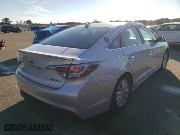 2016 Hyundai Sonata Hybrid SE with VIN KMHE24L1XGA009574, listed as a Copart auction lot 63392512 with 213,244 mi miles. Bid and sale history available at carsss.com. Image 4.