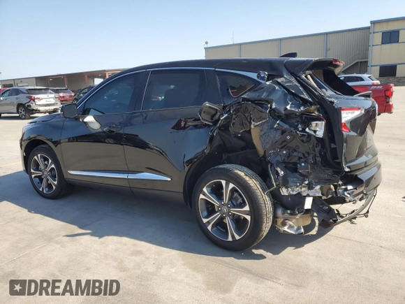 2023 Acura RDX w/Advance Package with VIN 5J8TC2H75PL015072, listed as a Copart auction lot 75234804 with 6,977 mi miles and Salvage Title. Bid and sale history available at carsss.com. Image 2.