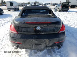 2008 BMW 6 Series 650i with VIN WBAEB53558CX62591, listed as a Copart auction lot 89364965 with 102,347 mi miles and Salvage Title. Bid and sale history available at carsss.com. Image 6.