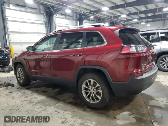 2021 Jeep Cherokee Latitude Lux with VIN 1C4PJMMXXMD225132, listed as a Copart auction lot 54226545 with 48,986 mi miles and Salvage title. Bid and sale history available at DreamBid. Image 2.