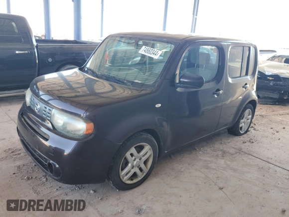 2009 Nissan Cube SL z VIN JN8AZ28R09T104285, wystawiony jako Copart lot #74860344 z przebiegiem 172 153 mil mil oraz Czysty tytuł • Clean title. Historia ofert i sprzedaży dostępna na DreamBid. Obrazek 1.