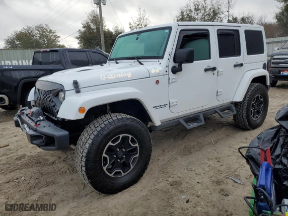 2017 Jeep Wrangler Unlimited Rubicon Recon with VIN 1C4BJWFG7HL531008, listed as a Copart auction lot 43472065 with 89,377 mi miles and Salvage Title. Bid and sale history available at carsss.com. Image 1.
