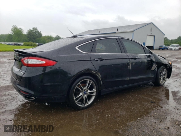 2013 Ford Fusion Titanium with VIN 3FA6P0K9XDR253596, listed as a Copart auction lot 60047845 with 119,426 mi miles and Salvage title. Bid and sale history available at DreamBid. Image 3.