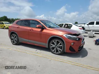2018 BMW X2 sDrive28i with VIN WBXYJ3C37JEJ75554, listed as a Copart auction lot 58845425 with 90,110 mi miles and Salvage title. Bid and sale history available at DreamBid. Image 4.