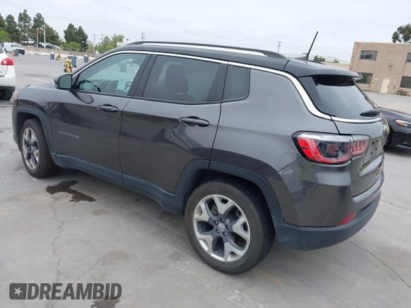 2021 Jeep Compass Limited with VIN 3C4NJCCB0MT571336, listed as a IAAI auction lot 42058191 with 53,039 mi miles and . Bid and sale history available at DreamBid. Image 3.