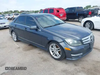 2013 Mercedes-Benz C-Class C 250 Sport with VIN WDDGF4HB4DR271967, listed as a IAAI auction lot 41979695 with 142,802 mi miles. Bid and sale history available at carsss.com. Image 1.