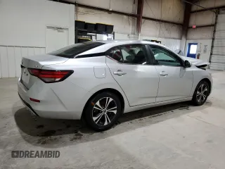 2022 Nissan Sentra SV with VIN 3N1AB8CV9NY290274, listed as a Copart auction lot 50655435 with 53,060 mi miles and Salvage Title. Bid and sale history available at DreamBid. Image 3.