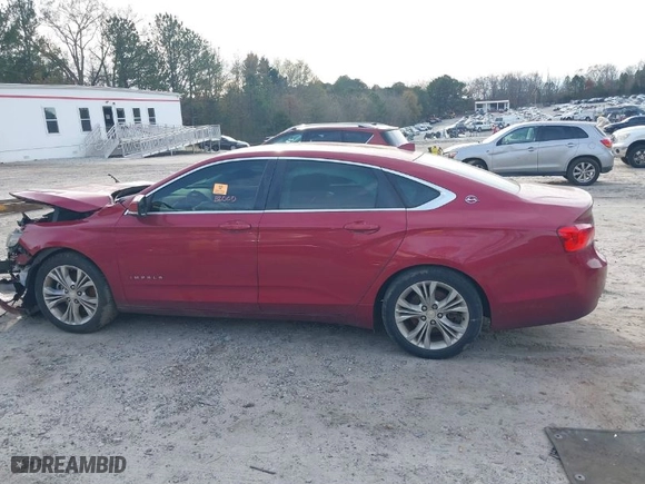 2014 Chevrolet Impala LT with VIN 1G1125S37EU129719, listed as a IAAI auction lot 41103446 with NaN miles. Bid and sale history available at carsss.com. Image 14.