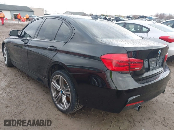 2017 BMW 3 Series 340i xDrive with VIN WBA8B7C37HK806636, listed as a IAAI auction lot 41995561 with 80,524 mi miles. Bid and sale history available at carsss.com. Image 3.