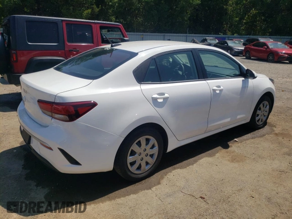 2023 Kia Rio S with VIN 3KPA24AD0PE516061, listed as a Copart auction lot 68507944 with 40,138 mi miles and Clean Title. Bid and sale history available at DreamBid. Image 3.