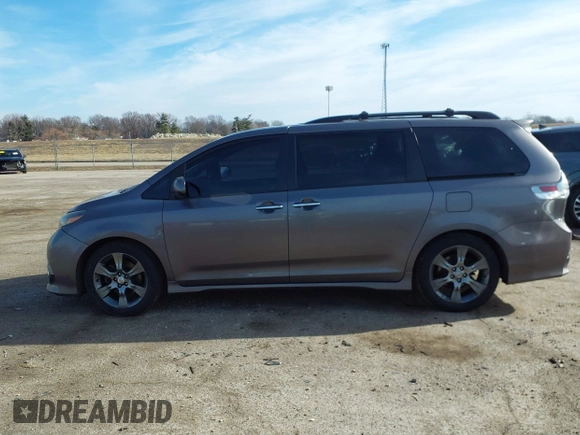 2015 Toyota Sienna SE with VIN 5TDXK3DC8FS633124, listed as a IAAI auction lot 41475935 with 182,921 mi miles and . Bid and sale history available at DreamBid. Image 14.
