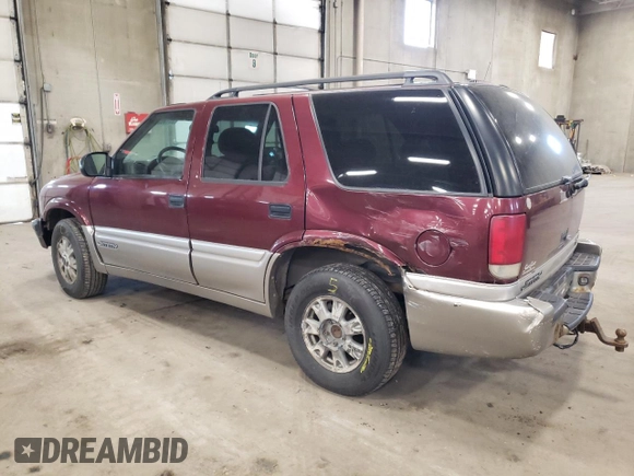 2001 GMC Jimmy SLT z VIN 1GKDT13W112191002, wystawiony jako Copart lot #55150035 z przebiegiem 203 940 mil mil oraz Nie do naprawy • Non repairable. Historia ofert i sprzedaży dostępna na DreamBid. Obrazek 2.