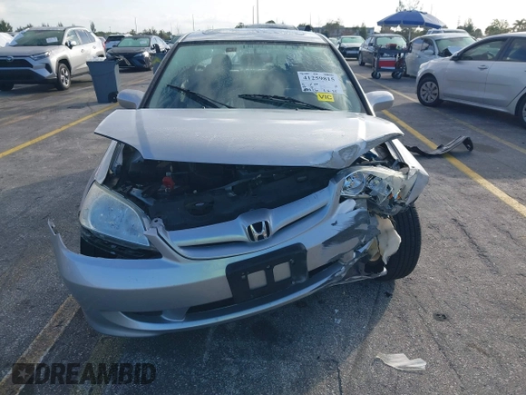 2004 Honda Civic EX z VIN 2HGES26834H541264, wystawiony jako IAAI lot #41259815 z przebiegiem 40 526 mil mil oraz . Historia ofert i sprzedaży dostępna na DreamBid. Obrazek 6.