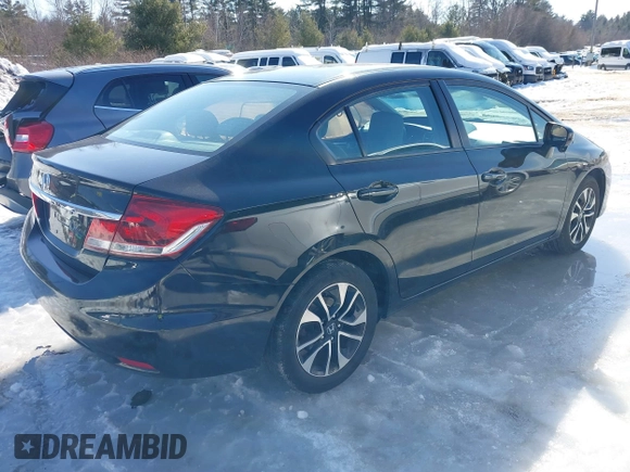 2014 Honda Civic Sedan EX with VIN 2HGFB2F80EH549151, listed as a IAAI auction lot 41651689 with 131,979 mi miles. Bid and sale history available at carsss.com. Image 4.