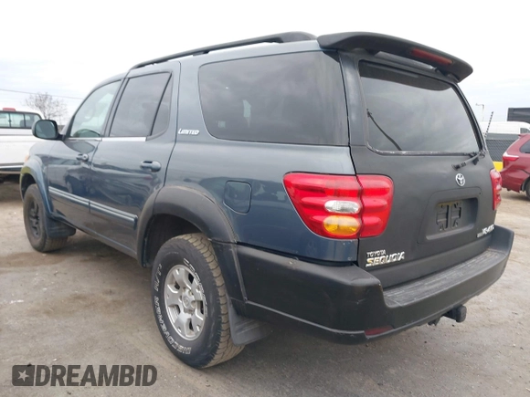 2005 Toyota Sequoia Limited with VIN 5TDZT38A55S252652, listed as a IAAI auction lot 41725951 with 225,593 mi miles and . Bid and sale history available at DreamBid. Image 3.