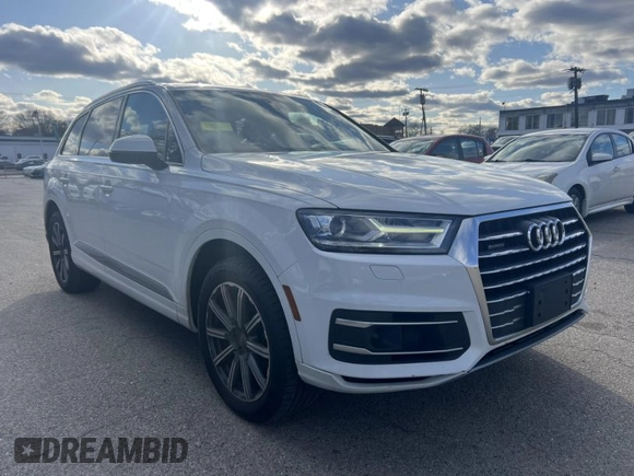 2017 Audi Q7 Premium Plus z VIN WA1LAAF72HD005719, wystawiony jako IAAI lot #42019701 z przebiegiem 154 276 mil mil oraz . Historia ofert i sprzedaży dostępna na DreamBid. Obrazek 1.