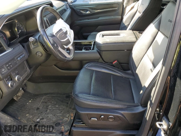 2021 GMC Yukon XL Denali with VIN 1GKS2JKL8MR448914, listed as a Copart auction lot 77871723 with 0 mi miles and Salvage Title. Bid and sale history available at carsss.com. Image 7.