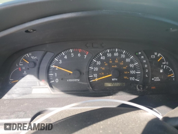 2004 Toyota Tundra Limited with VIN 5TBDT48154S446251, listed as a Copart auction lot 49383025 with 222,206 mi miles and Salvage Title. Bid and sale history available at DreamBid. Image 9.