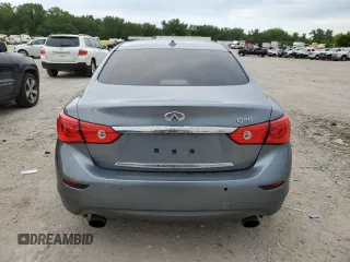 2017 Infiniti Q50 Signature Edition with VIN JN1EV7APXHM730064, listed as a Copart auction lot 58155405 with 93,425 mi miles and Salvage title. Bid and sale history available at DreamBid. Image 6.