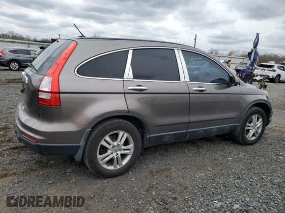 2011 Honda CR-V EX-L with VIN 5J6RE3H70BL010521, listed as a Copart auction lot 51385595 with 171,815 mi miles and Salvage Title. Bid and sale history available at carsss.com. Image 3.